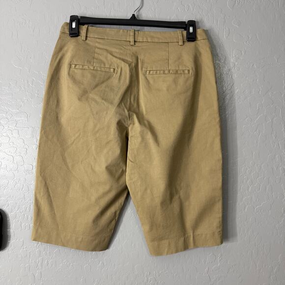 Vince Italian Stretch-Cotton Chino Short, Khaki, 8 - Picture 4 of 7